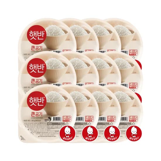 CJ제일제당 햇반 큰공기 300g 12개