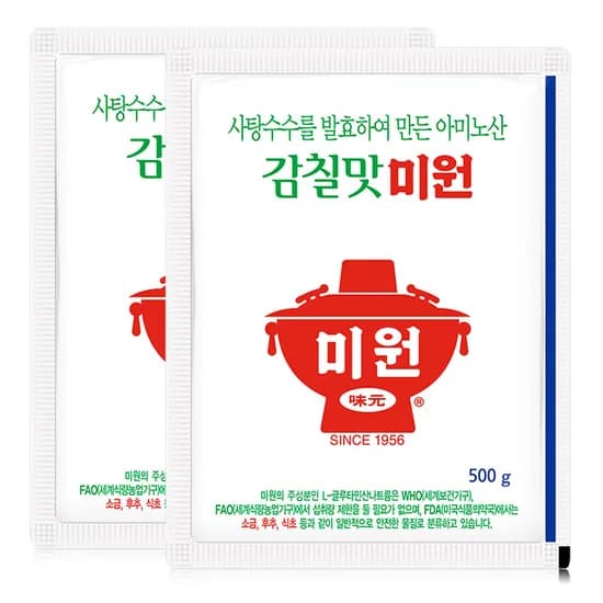 대상 미원 감칠맛 조미료 500g 2개