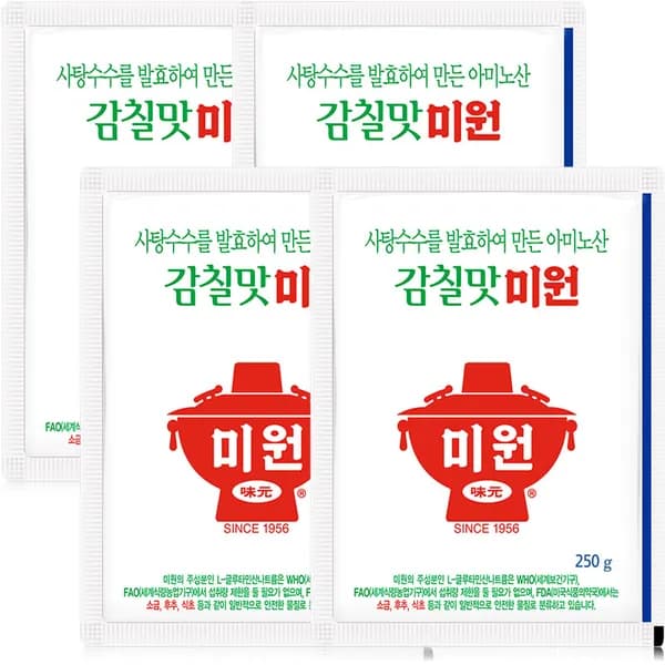 미원 감칠맛 조미료 250g 4개