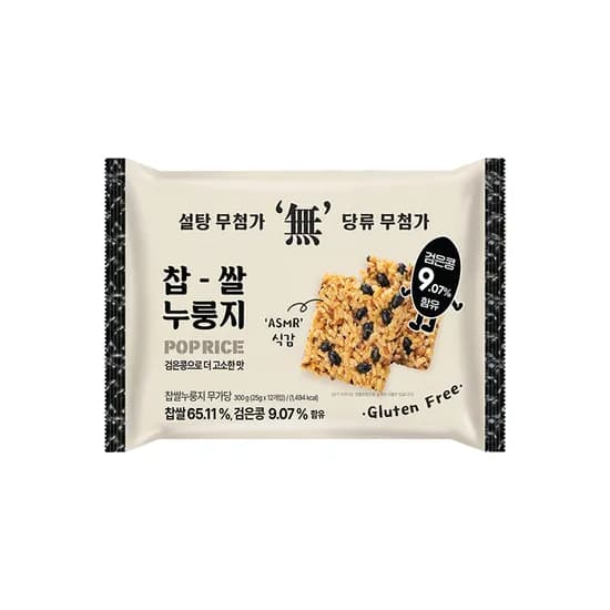 찹쌀누룽지 무가당, 300g, 4개