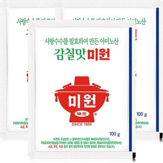 미원 100g 3개