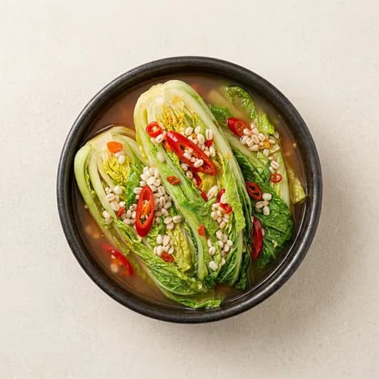 해와바다 보리 얼갈이 물김치 2kg 1개