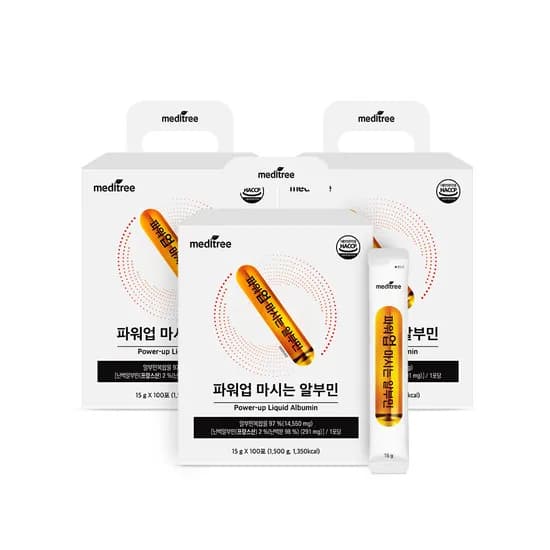 메디트리 파워업 액상 알부민 100포 3개