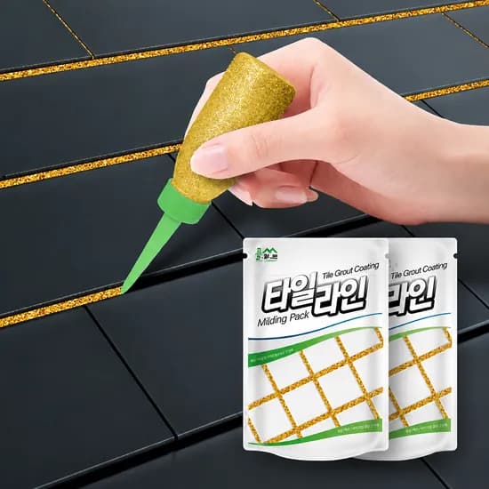 플루브 타일 줄눈 코팅제 홀로그램 실버 바닥용 1개
