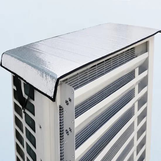에어컨 실외기 상단 차양 커버, 실버, 90cm, 1개