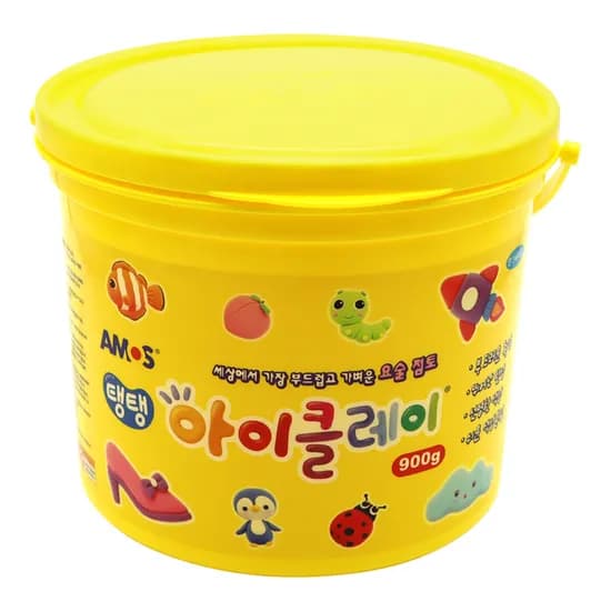 아모스 아이클레이, 900g, 노랑, 1개
