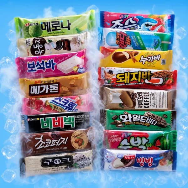 인기 막대 아이스크림 16종 대용량세트 75ml 80개