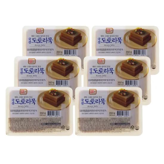 국내산 도토리묵 350g 6개