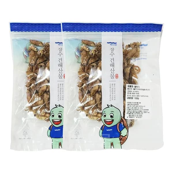 바다원 건꼴뚜기 100g 2개 11,500원