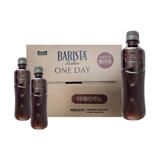 바리스타룰스 원데이 무라벨 아메리카노 350ml 20개