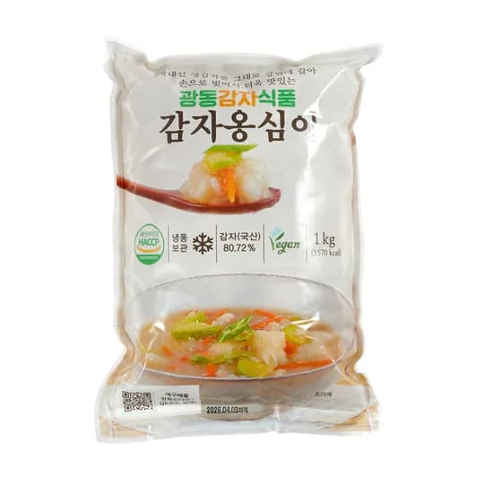 광동감자식품 감자옹심이 1kg 2개