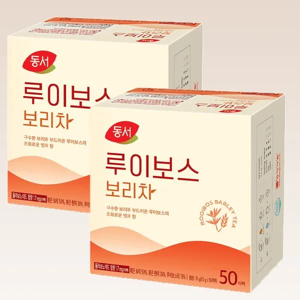 동서식품 동서 루이보스 보리차 50개입 3개