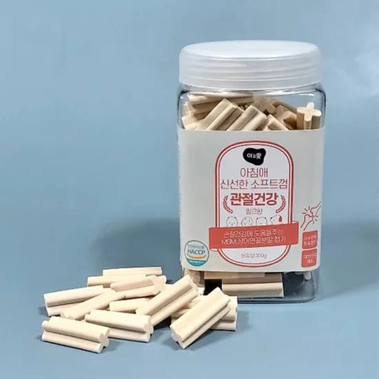 아침애 신선한 가수분해 소프트껌, 관절건강, 300g, 1개