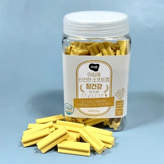 아침애 신선한 가수분해 소프트껌, 장건강, 300g, 1개