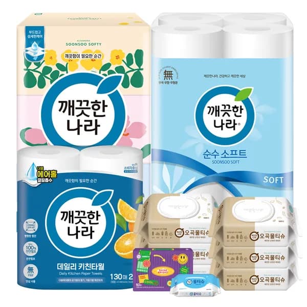 깨끗한나라 집들이 선물세트 1세트