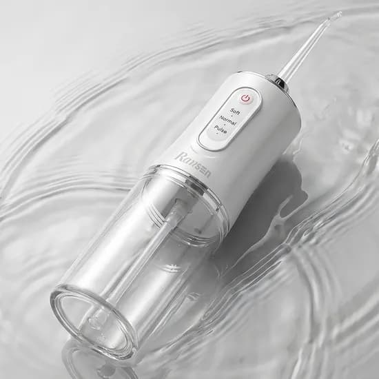 란센 휴대용 구강 세정기, HL18650, 화이트, 1개