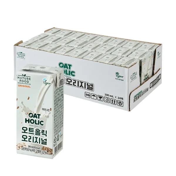 네이처푸드 오트홀릭 오리지널 190ml 24개