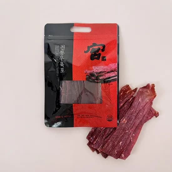 궁육포 소고기육포 저염육포 280g 1개
