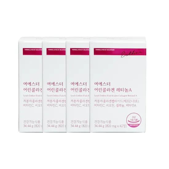 여에스더 어린콜라겐 레티놀A 42정 4개
