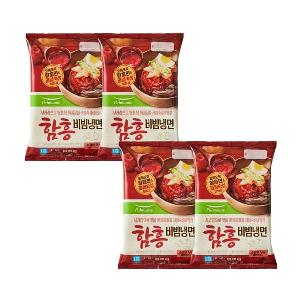 풀무원 함흥비빔냉면 2인 460g 4개 24,900원