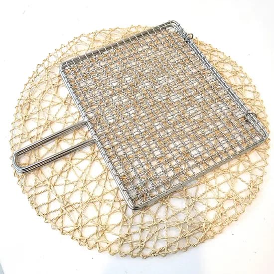 DJ석쇠 국산 스텐 접석쇠 DZ, 25.5cm x 21.5cm, 1개