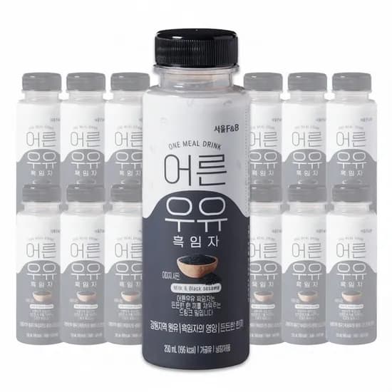 어른우유 흑임자 250ml 12개