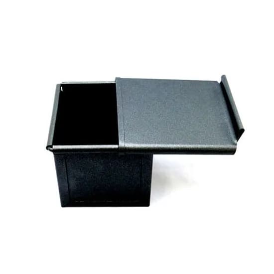 양면코팅 미니 식빵틀 정사각 큐브식빵틀 식빵팬, 9.5cm, 뚜껑포함, 1개