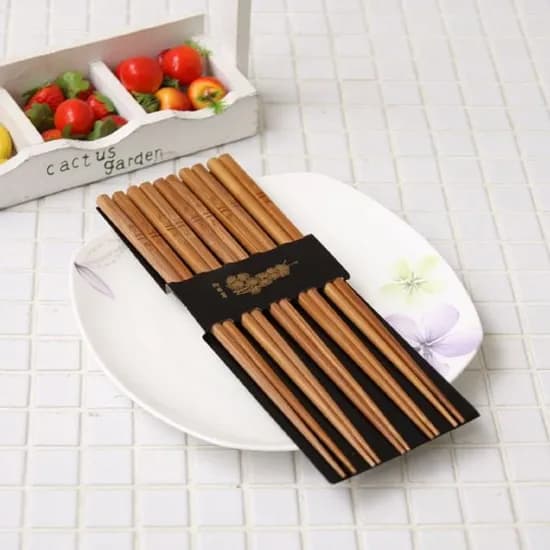 제이빌드 대나무 옻칠 젓가락 5P 1개