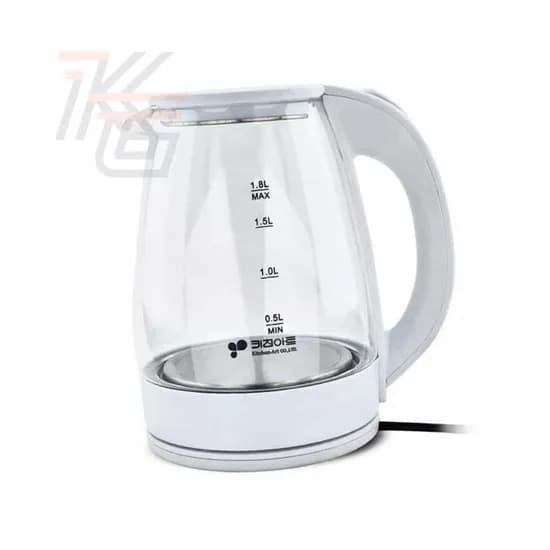 키친아트 포이베 유리 전기주전자 KJS-0018GH0 1.8L 1500W 화이트 1개