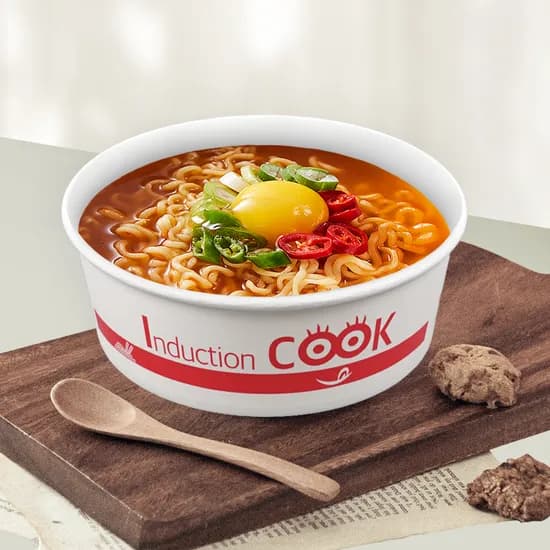 아이쿡 한강라면 용기 인덕션 라면 종이용기, 1400cc, 50개