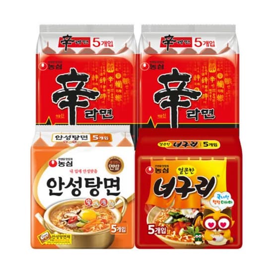 농심 신라면 10개 외 2종 총 20개
