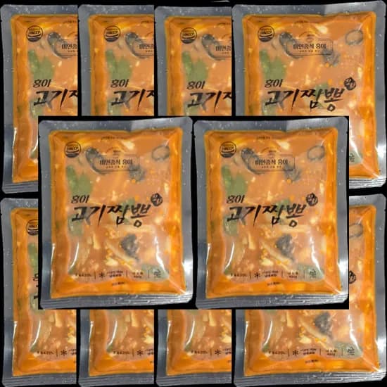 홍야 직화고기짬뽕 소스, 400g, 10개