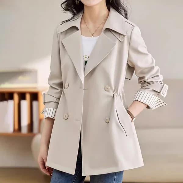 ATMARK 하프 더블버튼 트렌치코트 AA51CT001G 라이트베이지 FF(55-66) 1개