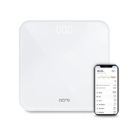 아크로 스마트 체지방 블루투스 체중계 ibody-200 화이트 1개