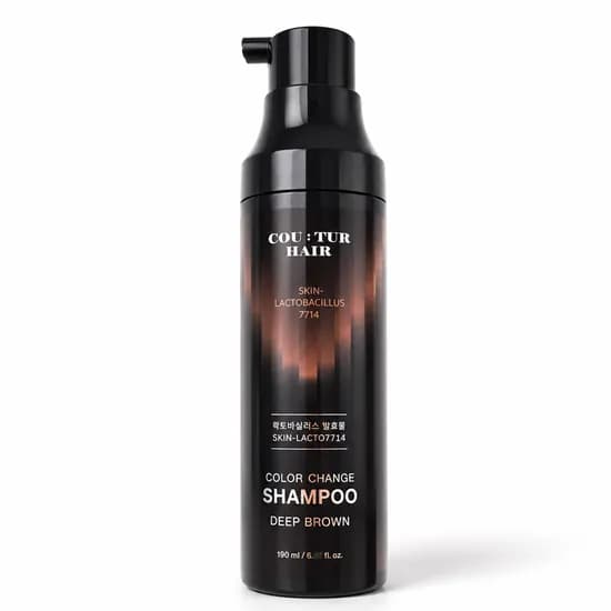 꾸뛰르헤어 염색샴푸 시즌4 진갈색 190ml 1개