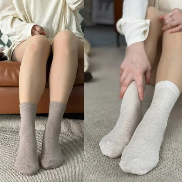 무봉제 심리스 발목양말 블랙 6켤레 12,900원
