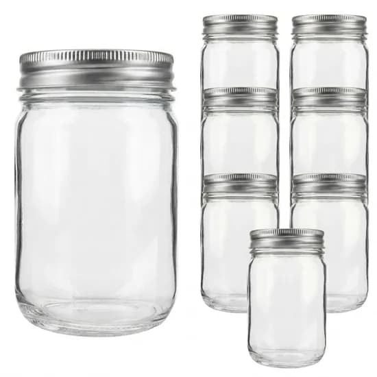 공병상회 캐닝자380 유리병, 330ml, 8개