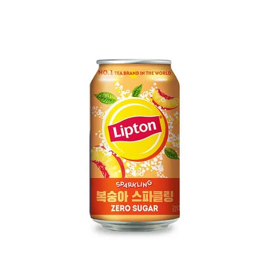 롯데칠성 칠성 립톤 스파클링 복숭아 제로 355ml 24개