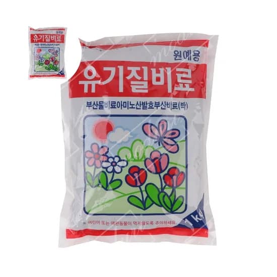 텃밭 유기질 비료 원예용 가드닝 퇴비 식물 영양제 거름 화분, 1kg, 1개