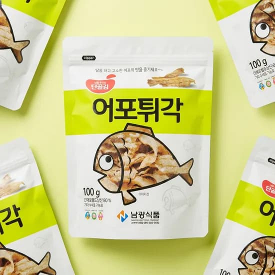 남광식품 어포튀각 인생레시피 빠삭이 100g 4봉