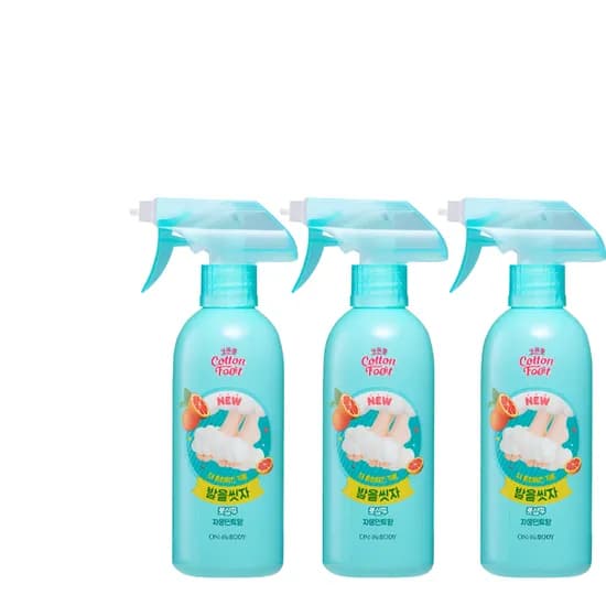 LG생활건강 온더바디 코튼풋 발을 씻자 풋샴푸 자몽인지향, 510ml, 3개