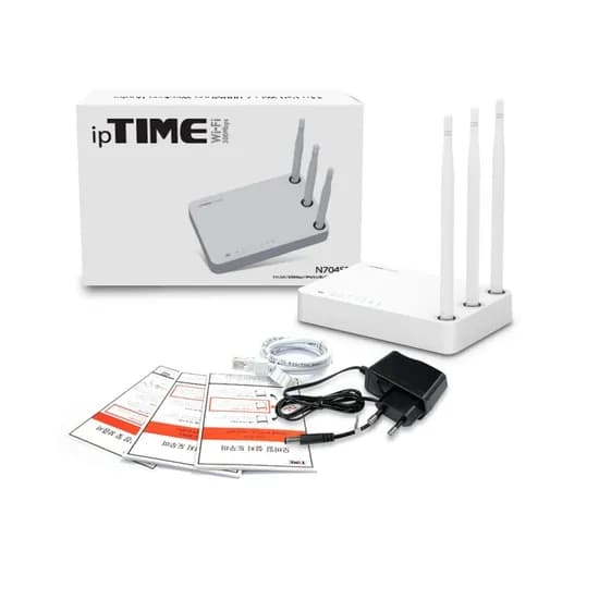 IpTIME 4포트 무선 공유기, N704SR, 300Mbps, 1개