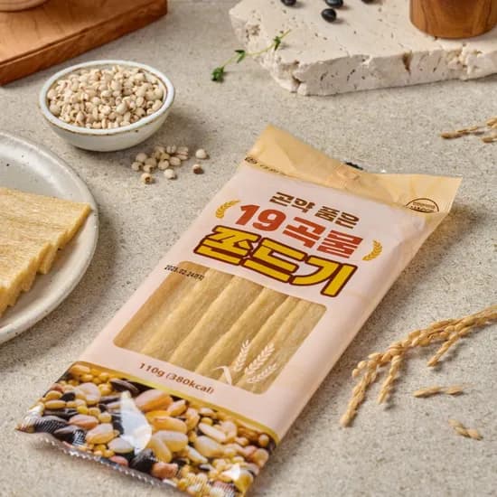 대원정식품 곤약 품은 19곡물 쫀드기, 110g, 20개