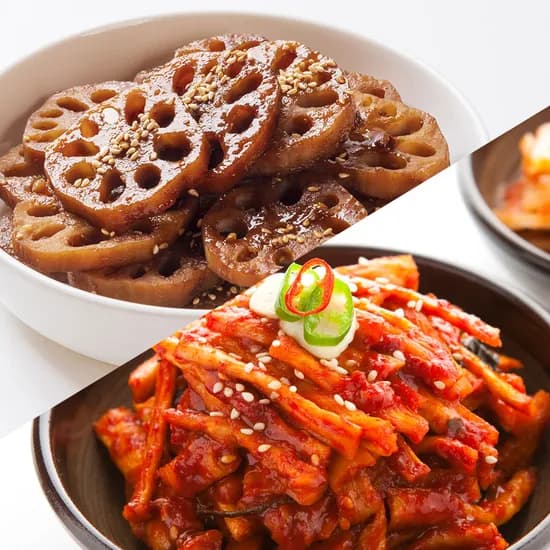 항아리 푸디헤븐 연근조림 외 1종 1kg 1개