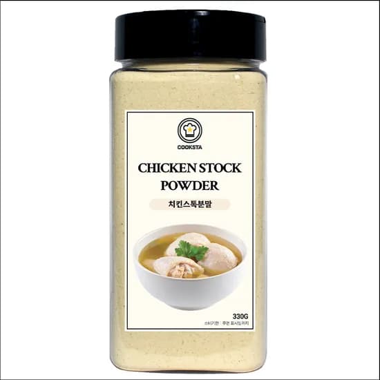 쿡스타 치킨스톡 분말 가루 330g 1개