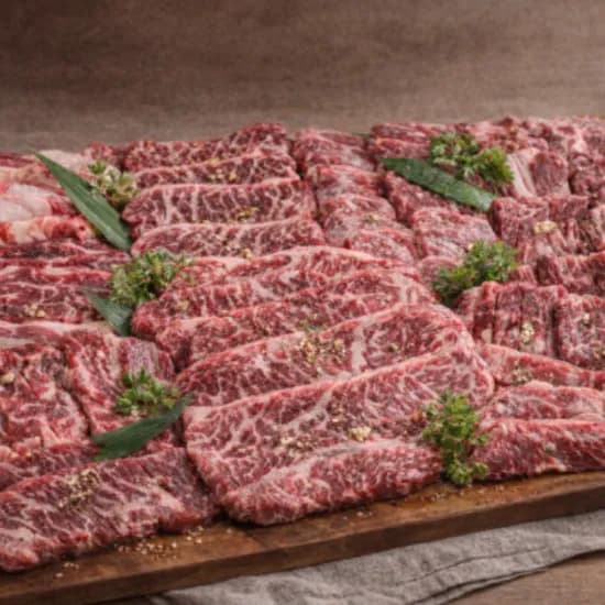 배터지는 소고기 한판 세트, 등심살 300g + 살치살 200g + 부채살 200g + 갈비살 200g + 우삼겹 300g, 1.2kg, 1세트