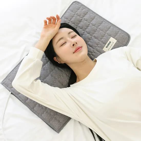 테슬테즐 그래핀 탄소 전기 온열 찜질기 라이트형, 그레이, 1개