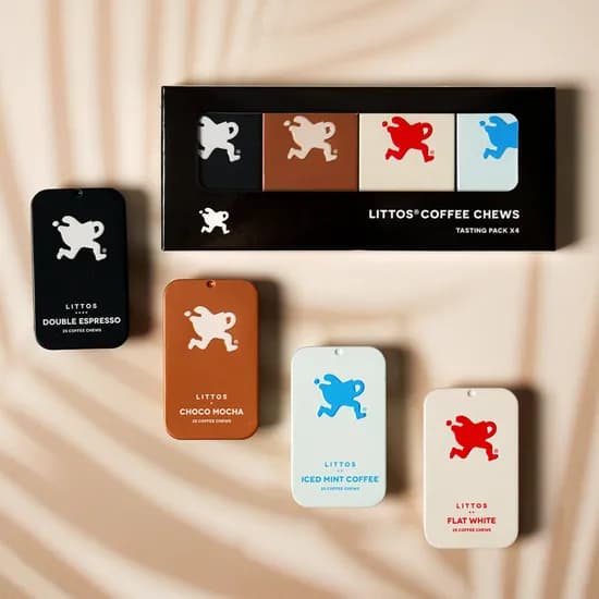 리토스 커피츄 선물세트, 초코 모카 15g 1개 + 아이스 민트향 15g 1개 + 플랫 화이트 15g 1개 + 더블 에스프레소 15g 1개, 1박스