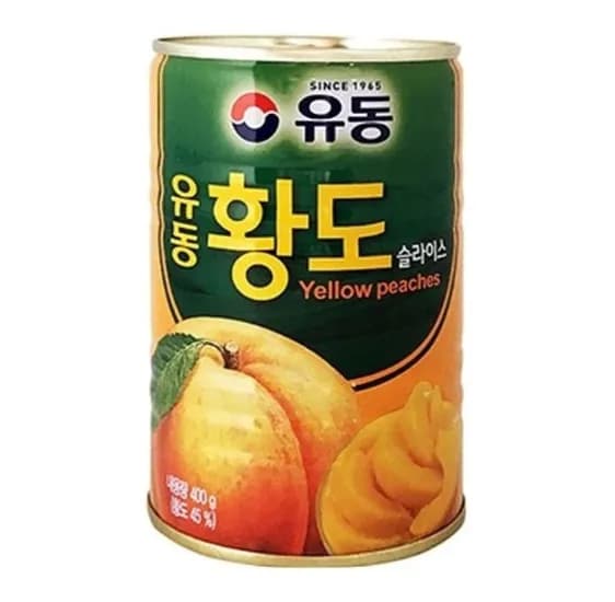 유동 황도 슬라이스 400g 6개
