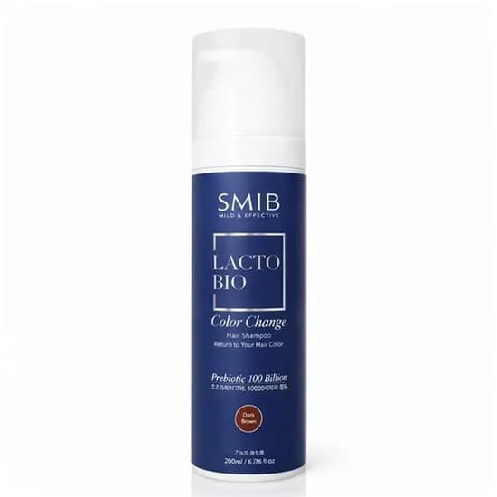 스미브 락토바이오 염색 샴푸 다크 브라운 200ml 1개
